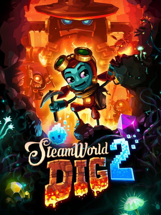 Обложка: SteamWorld Dig 2